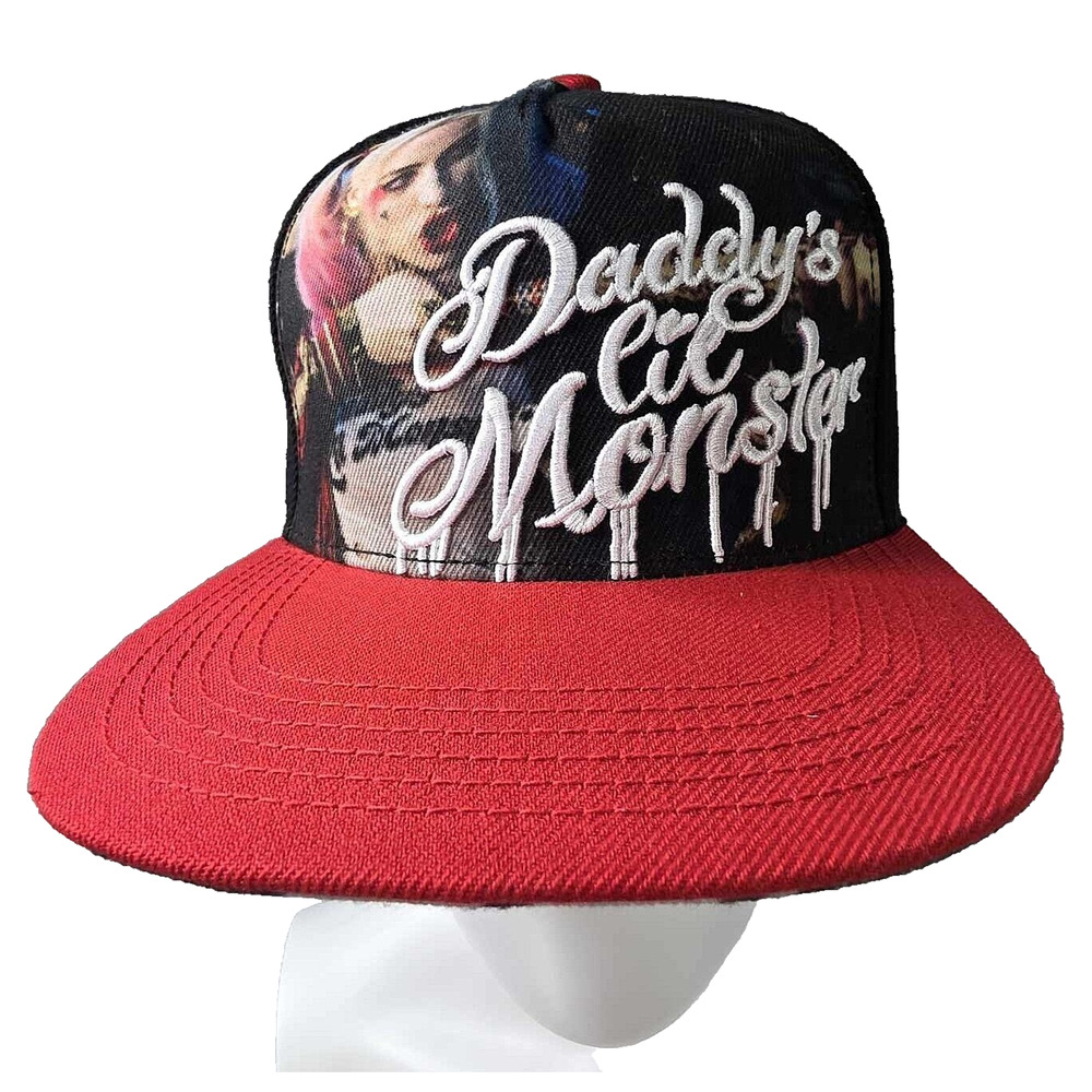 Harley Quinn Daddy's Little Monster Flat Bill Snapback DC Comics Suicide Squad